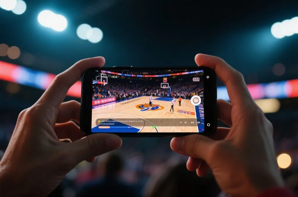 手机观看高清NBA篮球比赛直播画面